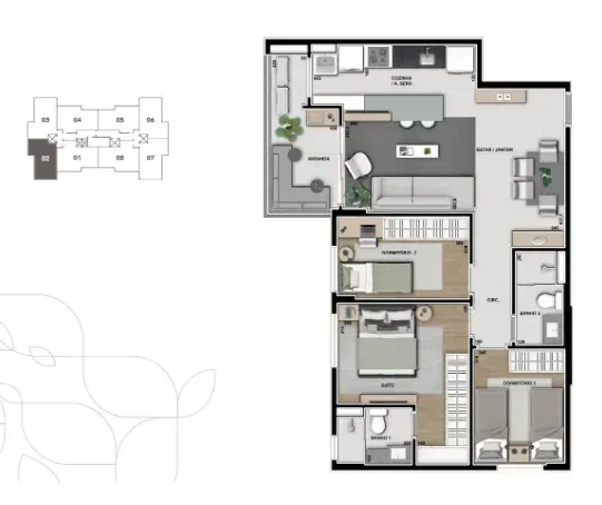 PLANTA 81m²