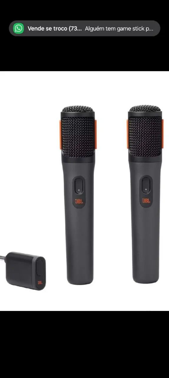 Microfone jbl sem fio