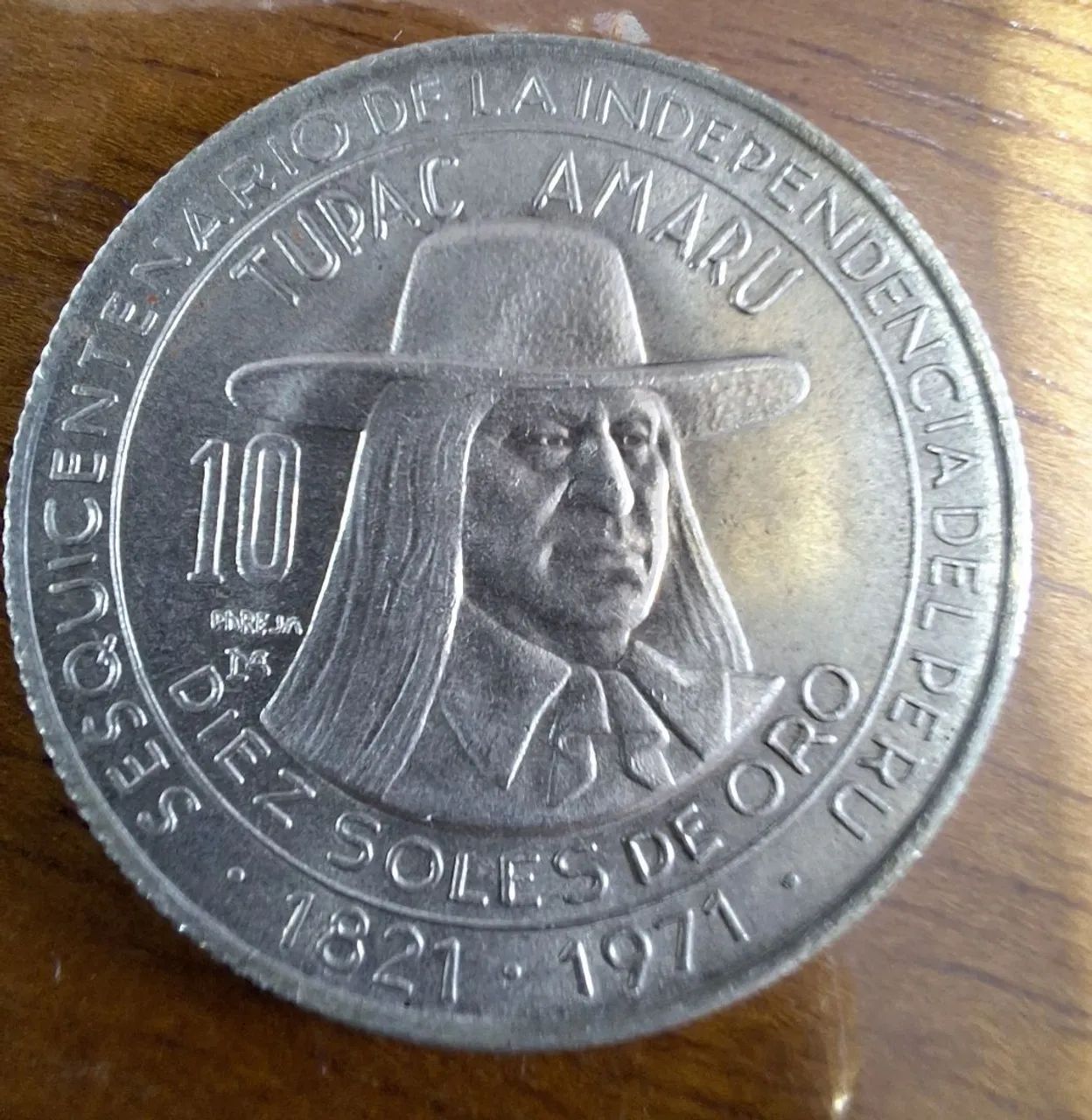 Moeda Peru 31mm - Foto 2