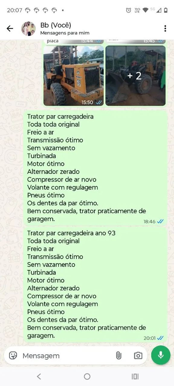 Trator par carregadeira  - Foto 3