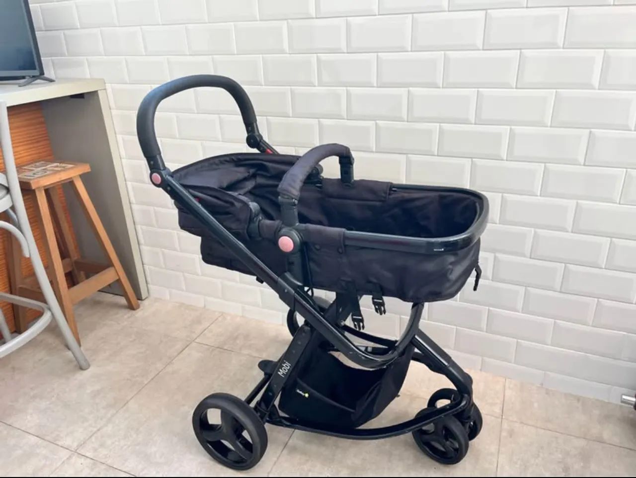 Bebê conforto + carrinho de bebê kit - Foto 4