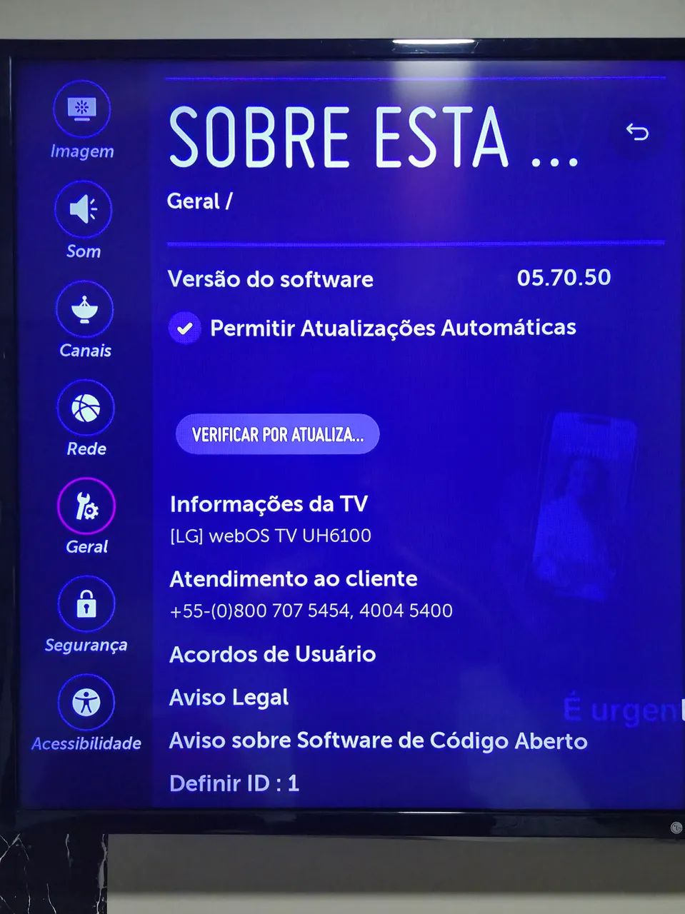 Smart TV 50" 4K LG 50UP7750PSB - Foto 4