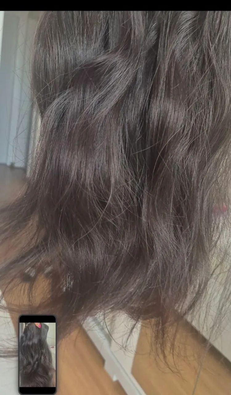 Cabelo humano, mega hair brasileiro do sul - Foto 4