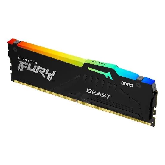 Memória RAM Kingston Fury Beast 8GB DDR5 5.200MT/s - Foto 3