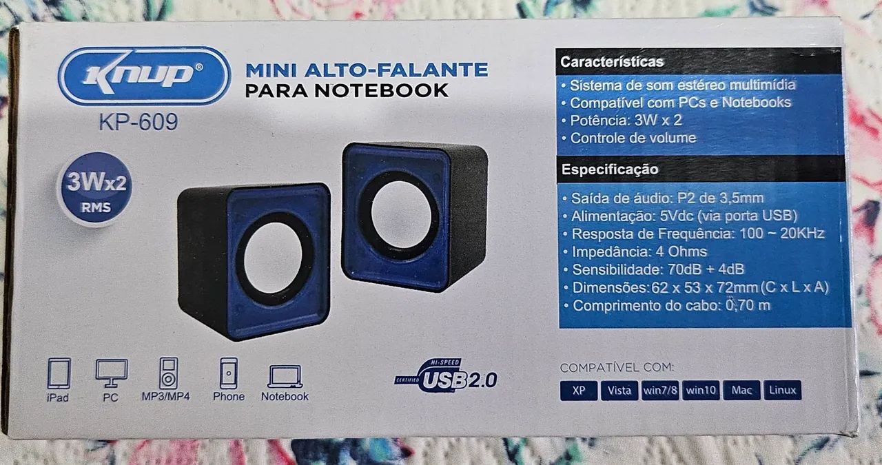 Kit Fone, Carregador, Caixa de Som - Foto 5