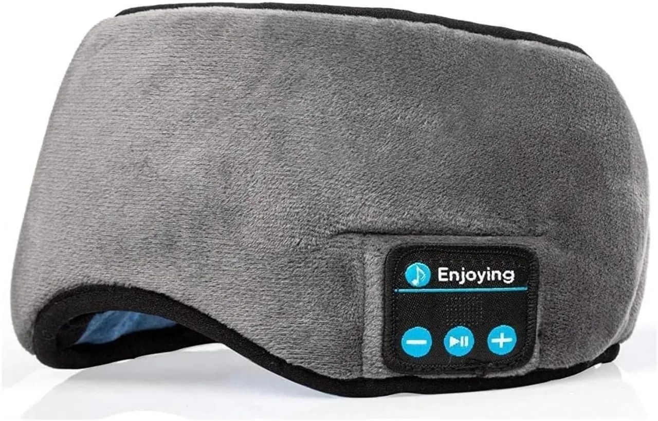 Máscara de Dormir Bluetooth com Fone Sem Fio - Ajustável