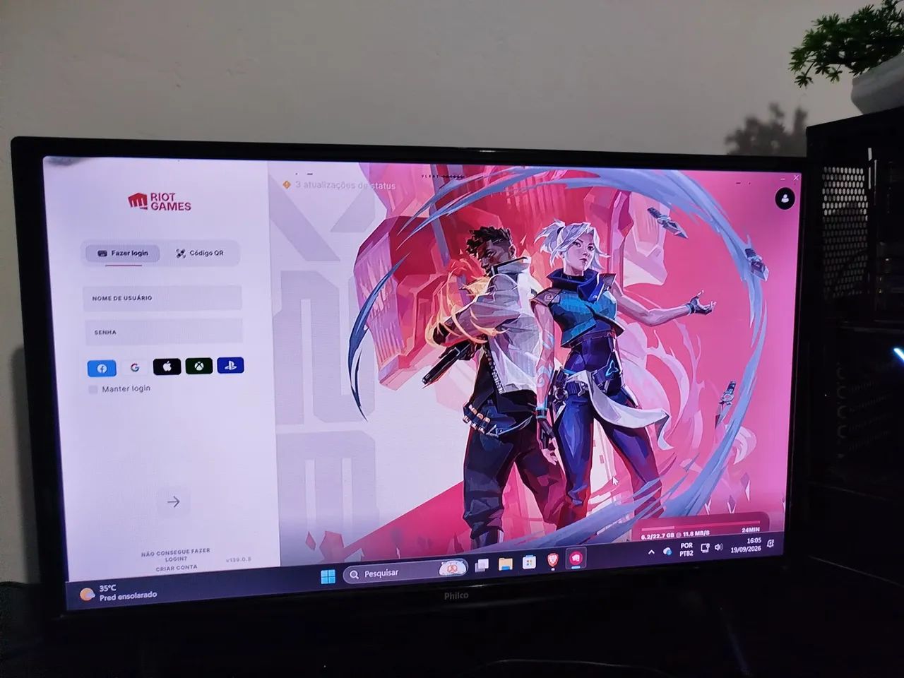 TV Smart 32'' Philco, YouTube e Netflix, 60hz