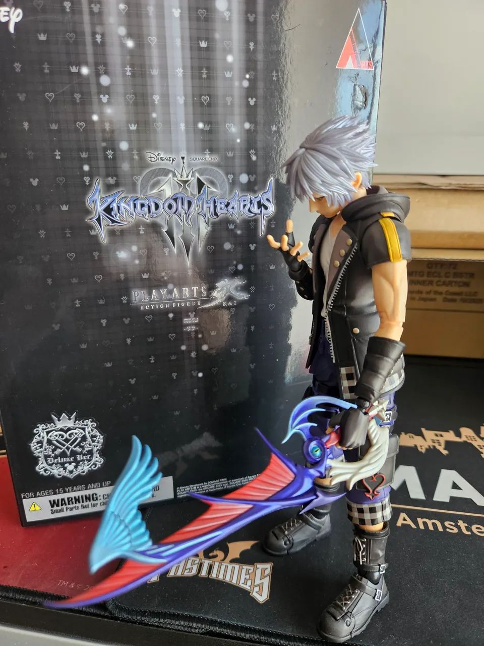 Kingdom Hearts Action Figure Riku Play Arts Kai - Hobbies e