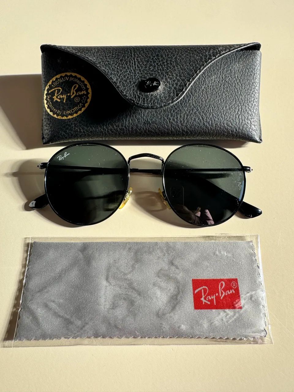 Ray-ban - Round Metal (preto) Original 
