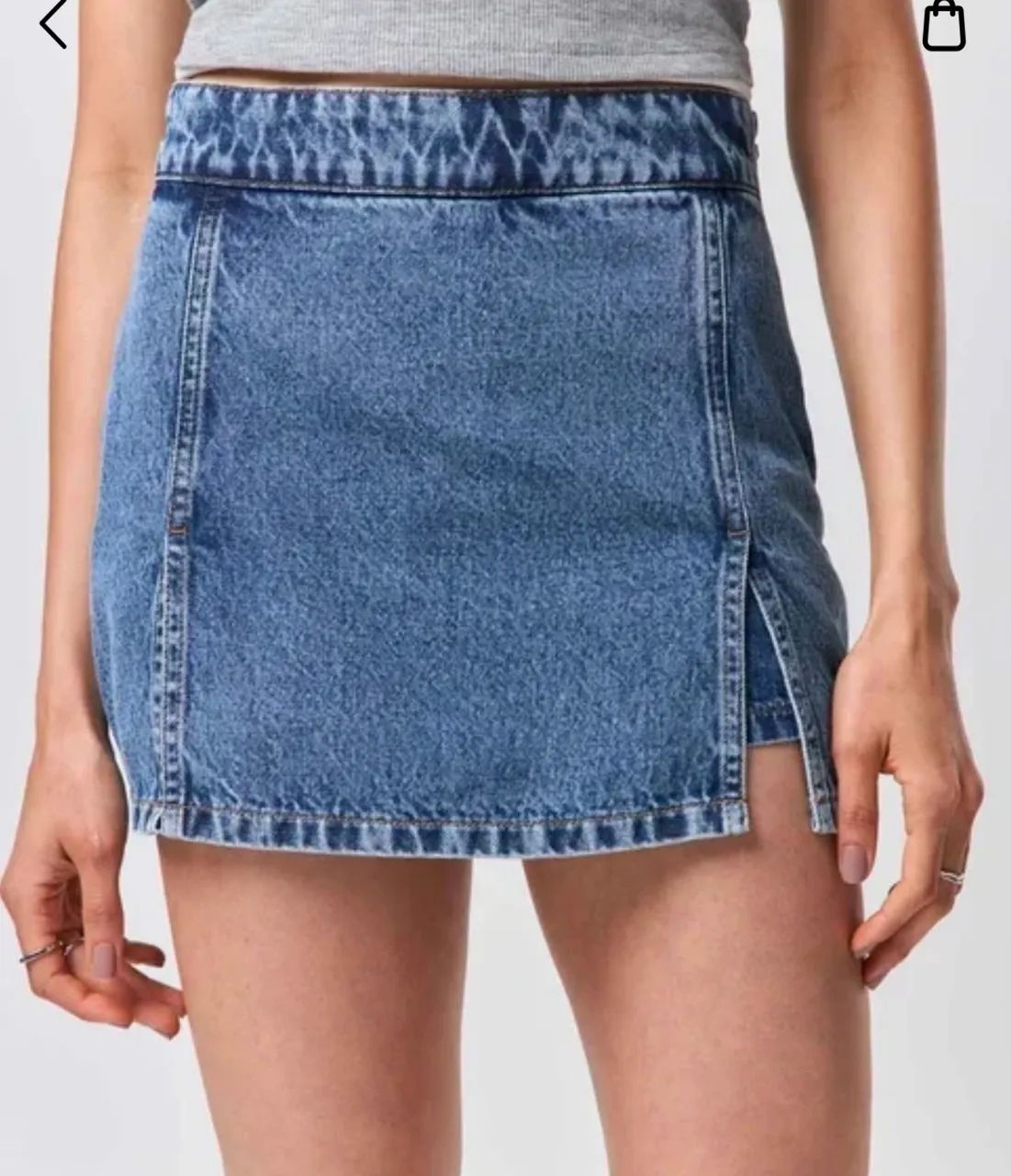 Short saia jeans youcom  - Foto 2