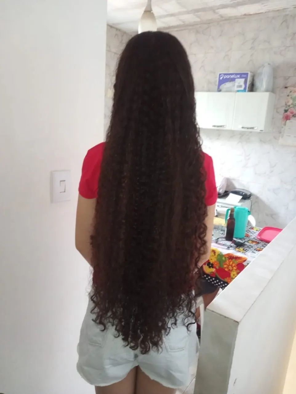 Cabelo Cacheado Castanho longo - Foto 4
