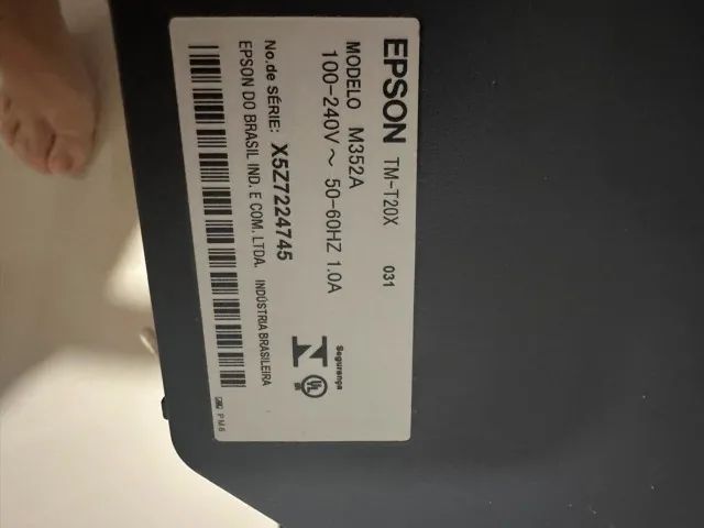 impressora fiscal epson Tm Tx20 - Foto 2