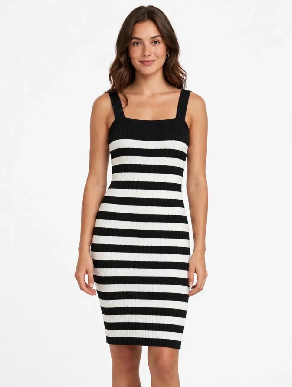 Vestido tricô modal