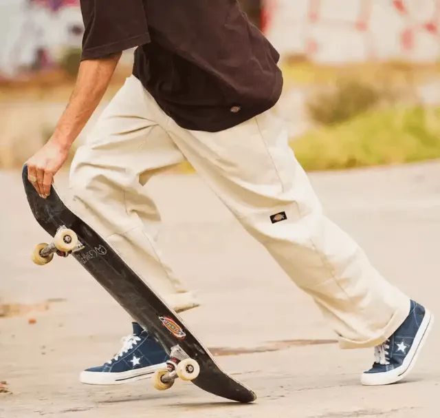 calça dickies workpants 85283 bege/caqui w31l32 - Foto 5