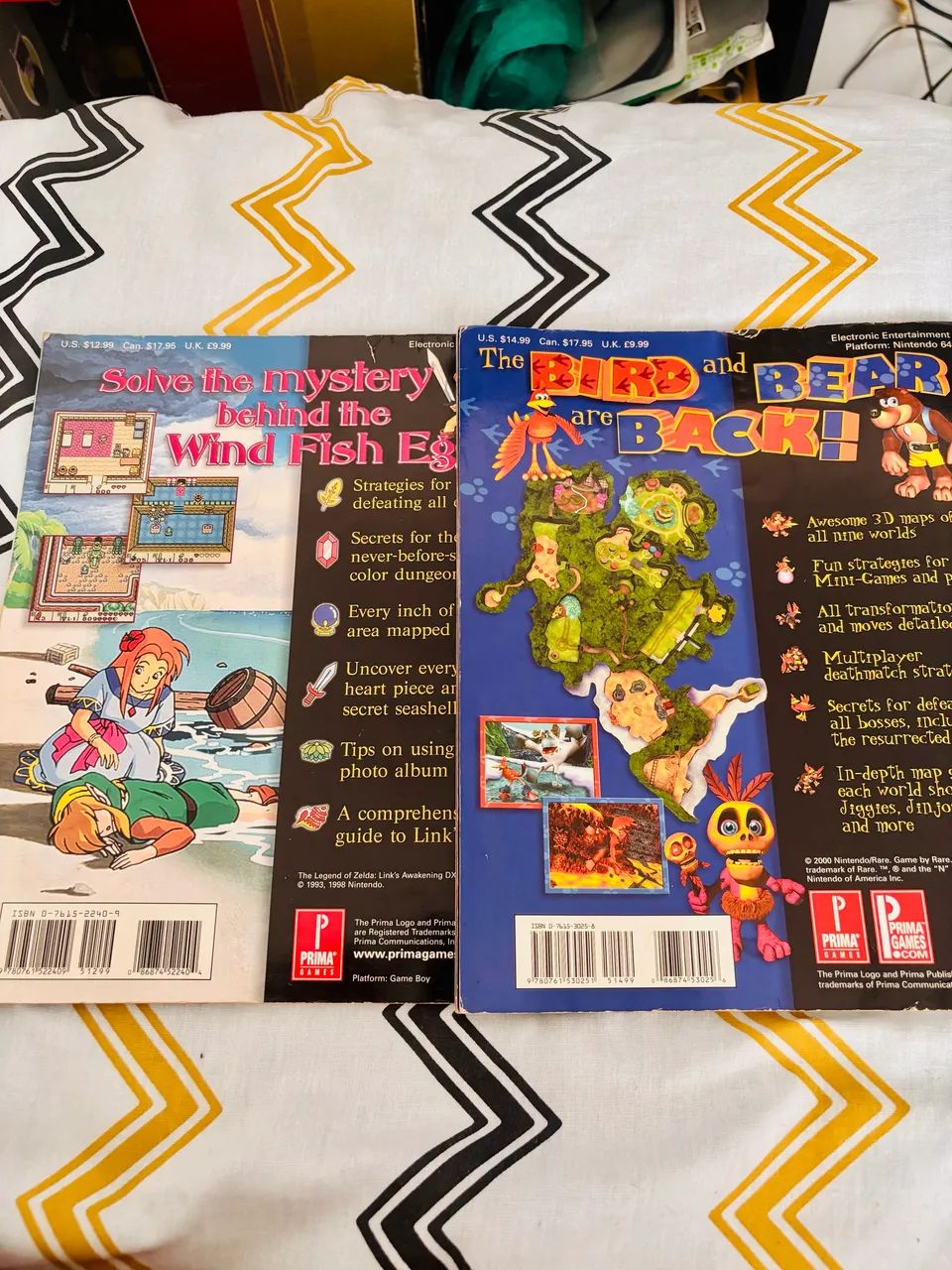 Guias de jogo Zelda Link?s Awakening DX e Banjo-Tooie - Livros e