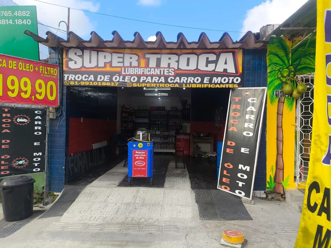Repasso loja de troca de óleo 