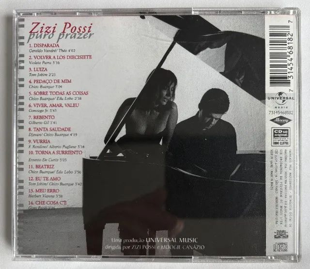 Zizi Possi: Puro Prazer (1999) Álbum Cd Com Encarte E Letras - Foto 2