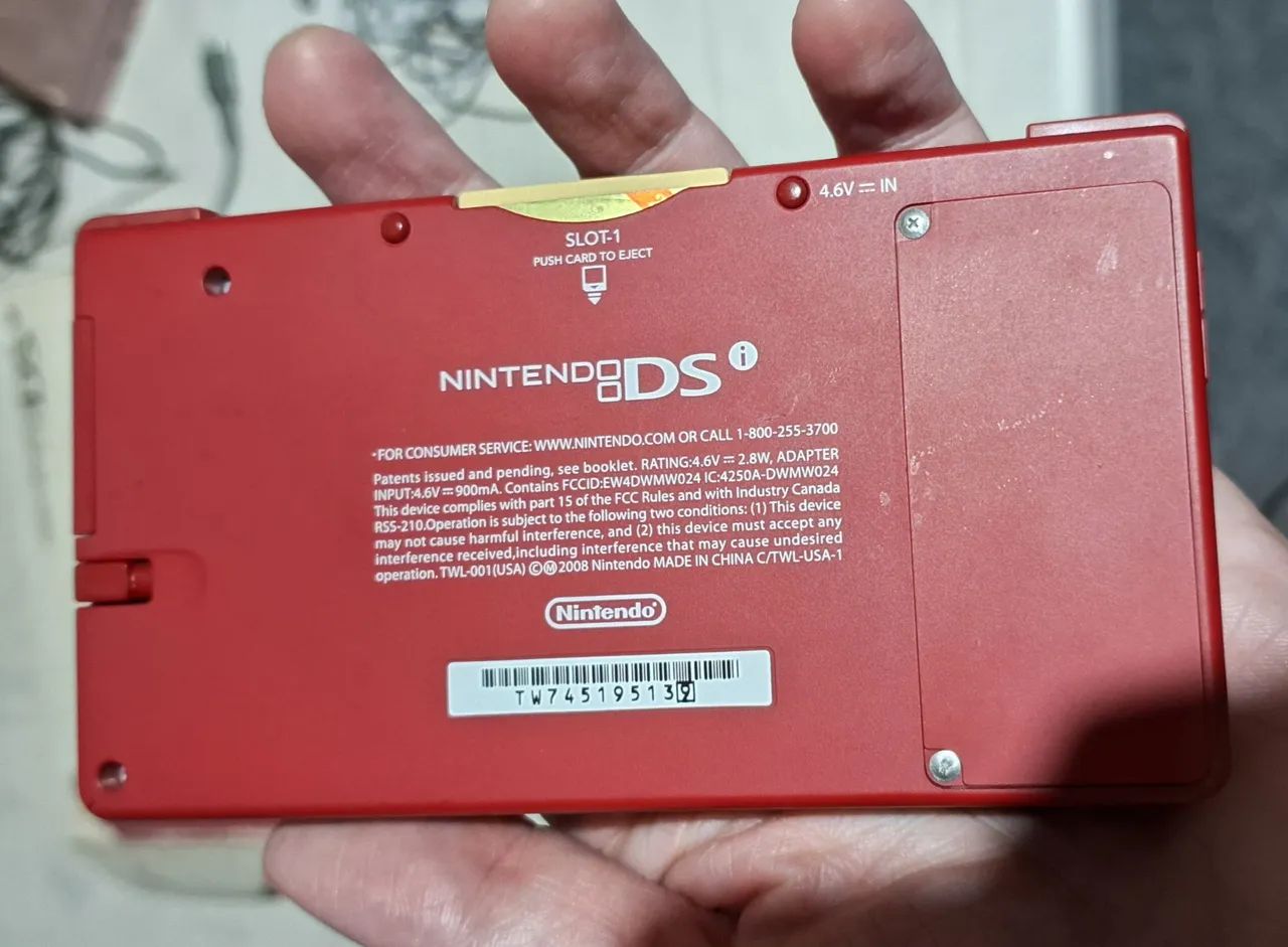 Nintendo dsi com caixa e serial batendo - Foto 3
