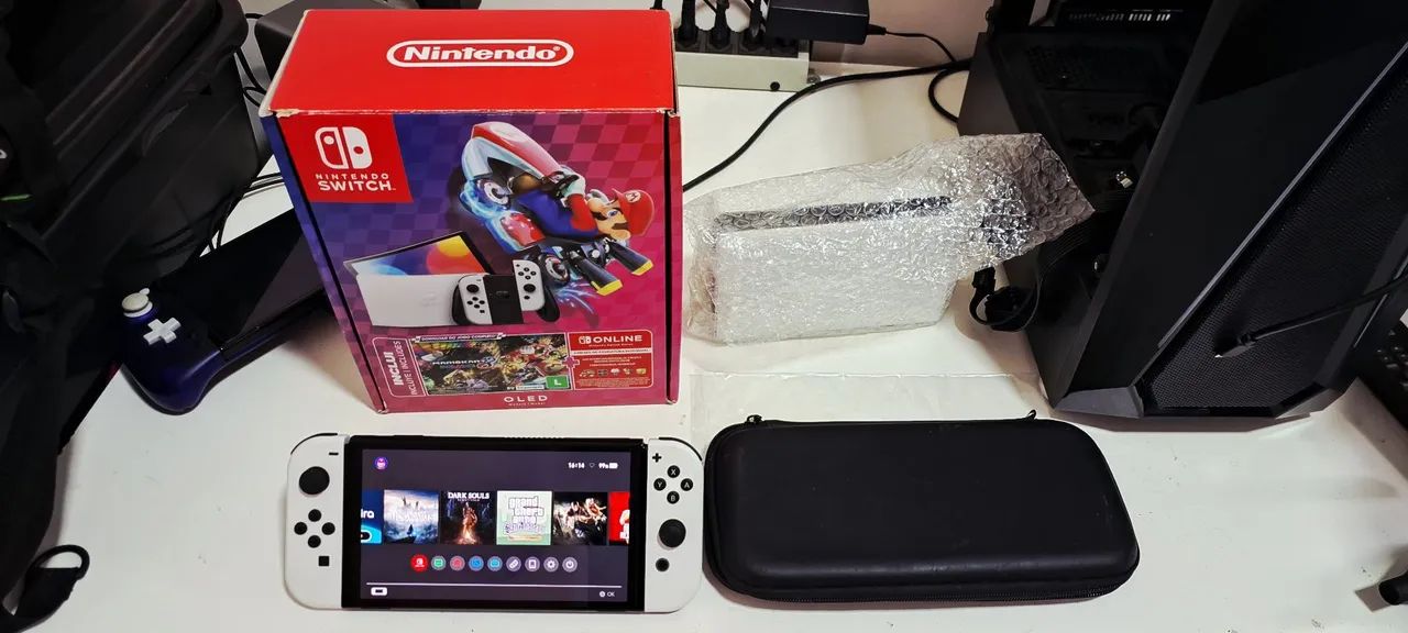 Nintendo Switch Oled Desbloqueado - Foto 4