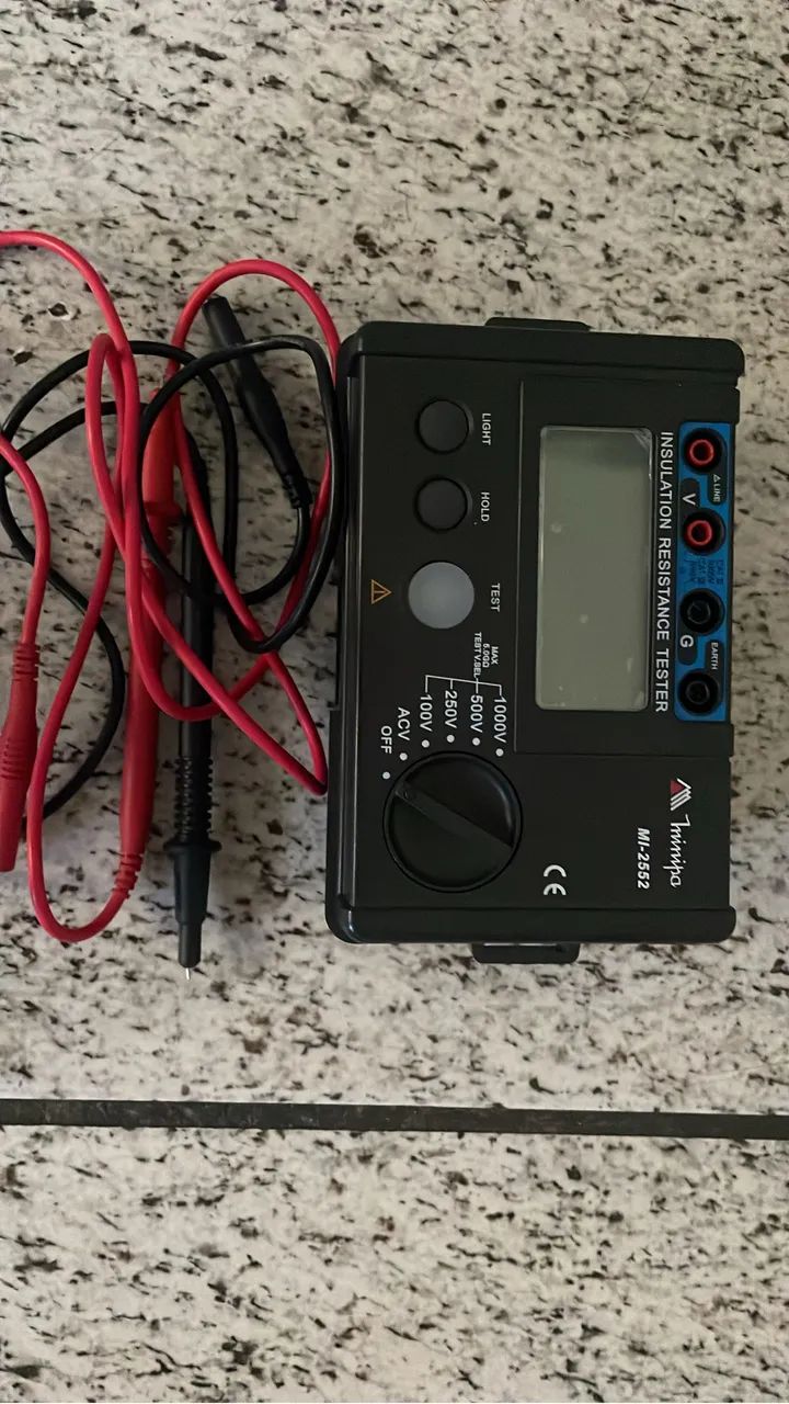 Megômetro Digital Minipa, modelo MI-2552 - Foto 2