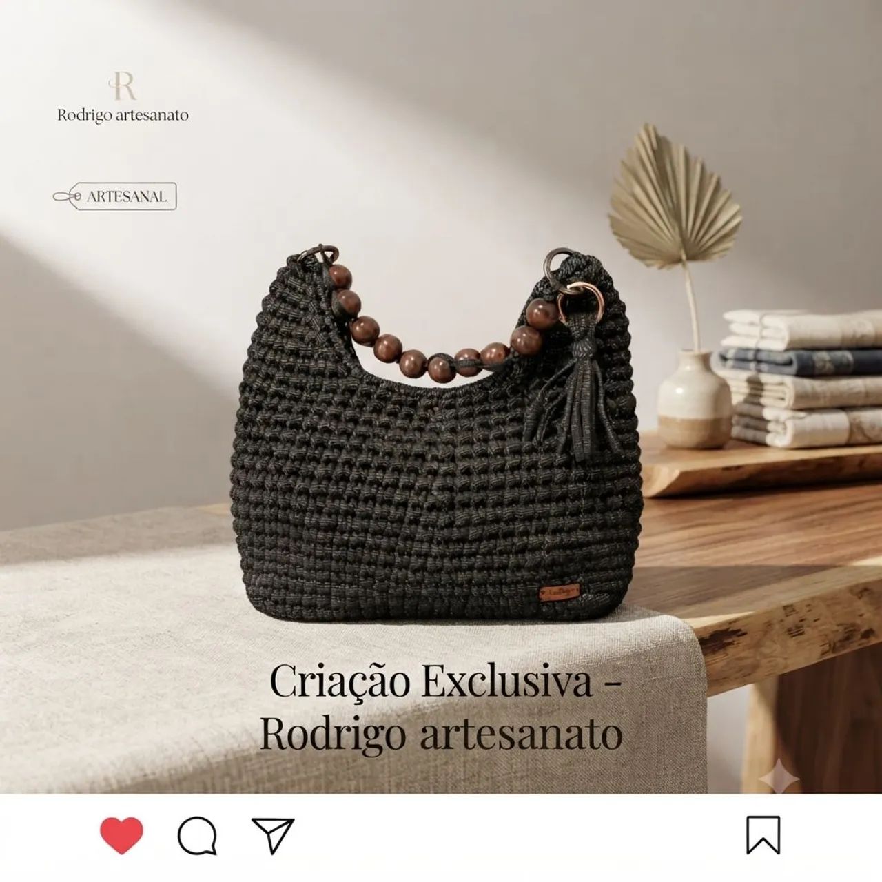 Bolsa de crochê  - Foto 2