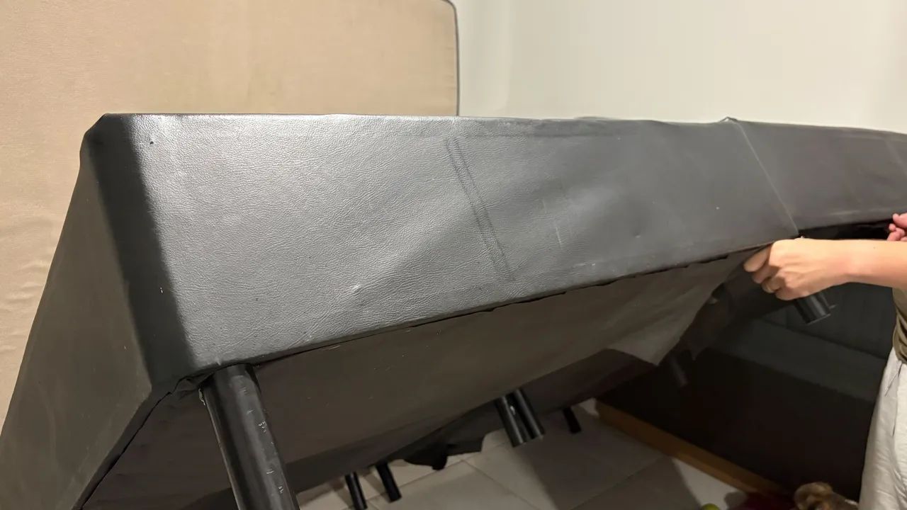 Box cama queen ortobom - Usado - Foto 4