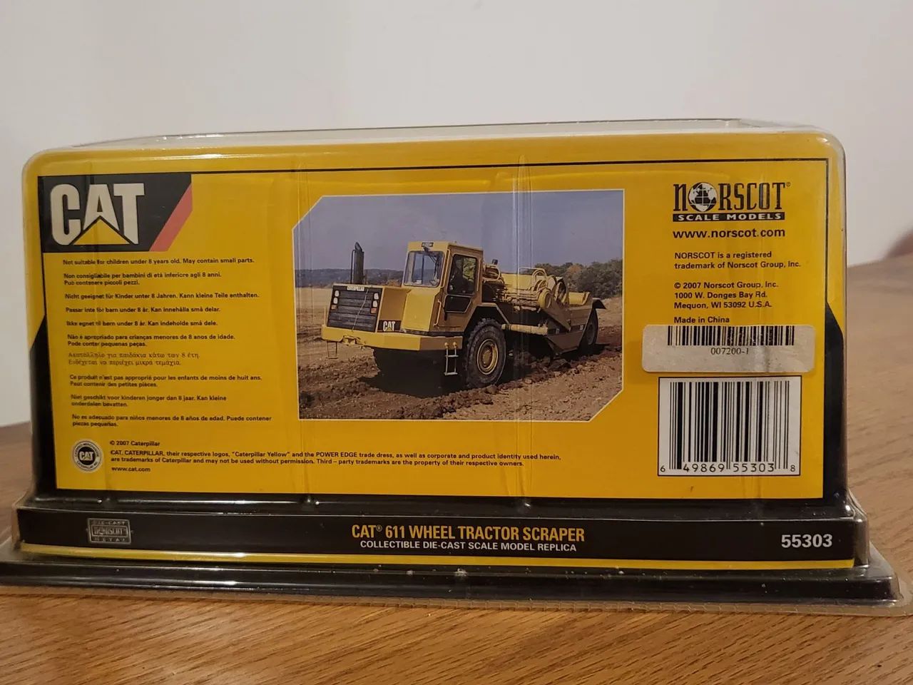 Trator Scraper Cat 611- item de colecionadores - Tratores e