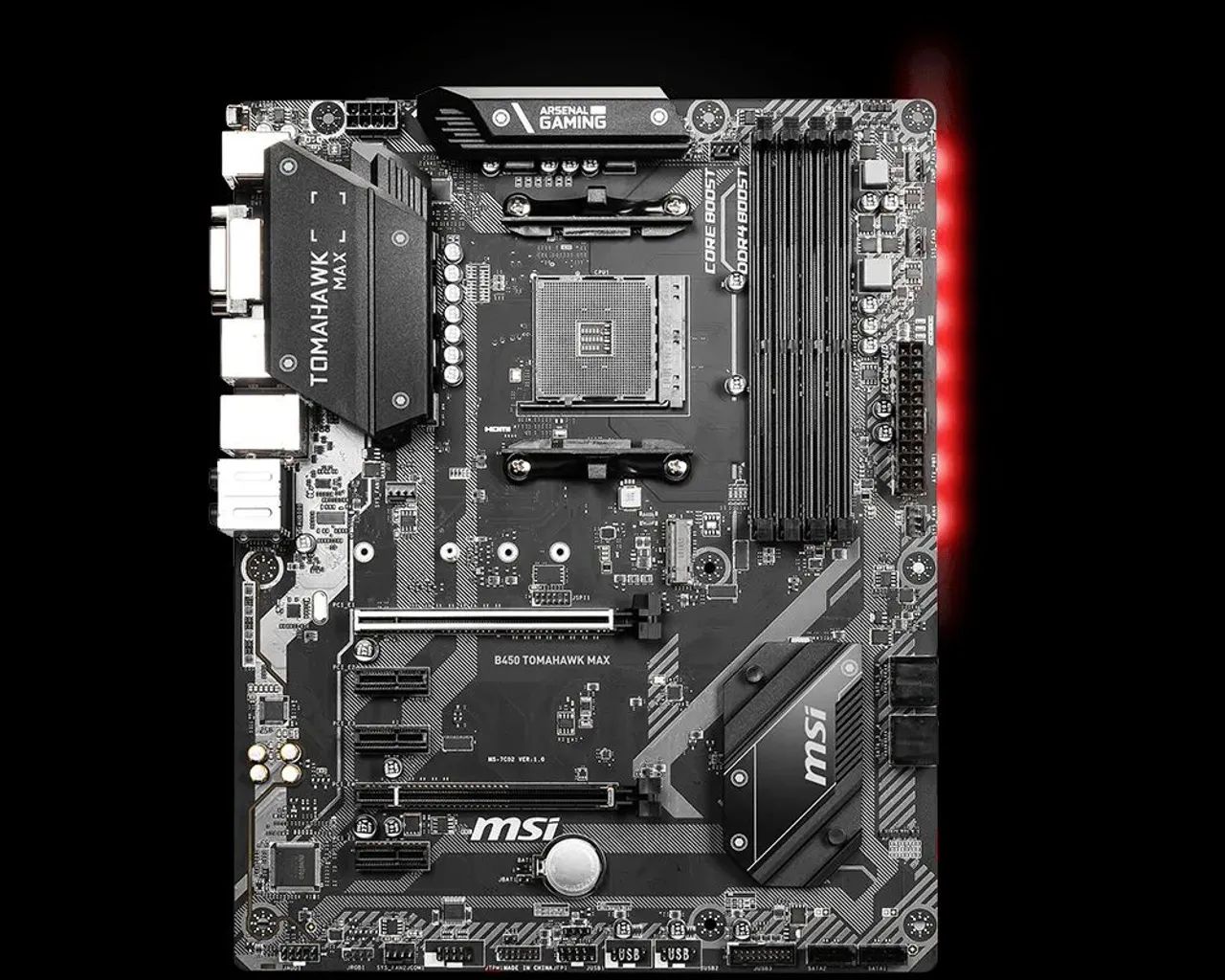 Mãe Msi B450 Tomahawk Max Am4  - Foto 3