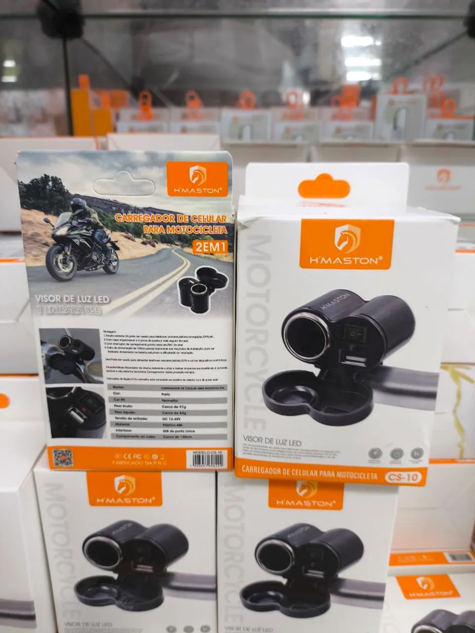Carregador de celular para moto  - Foto 3