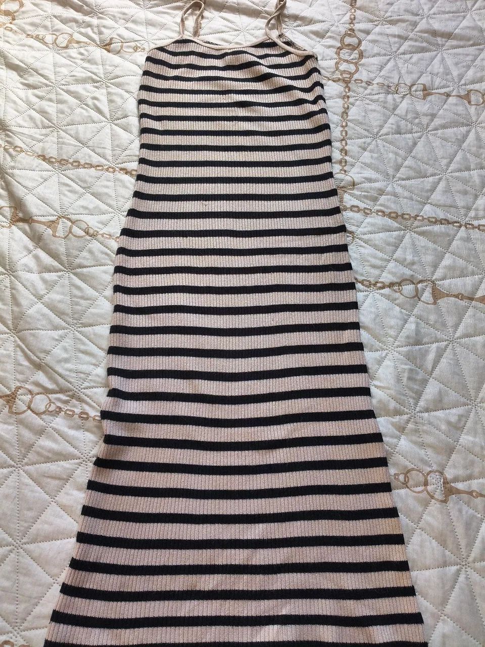 Vestido Midi Listrado 