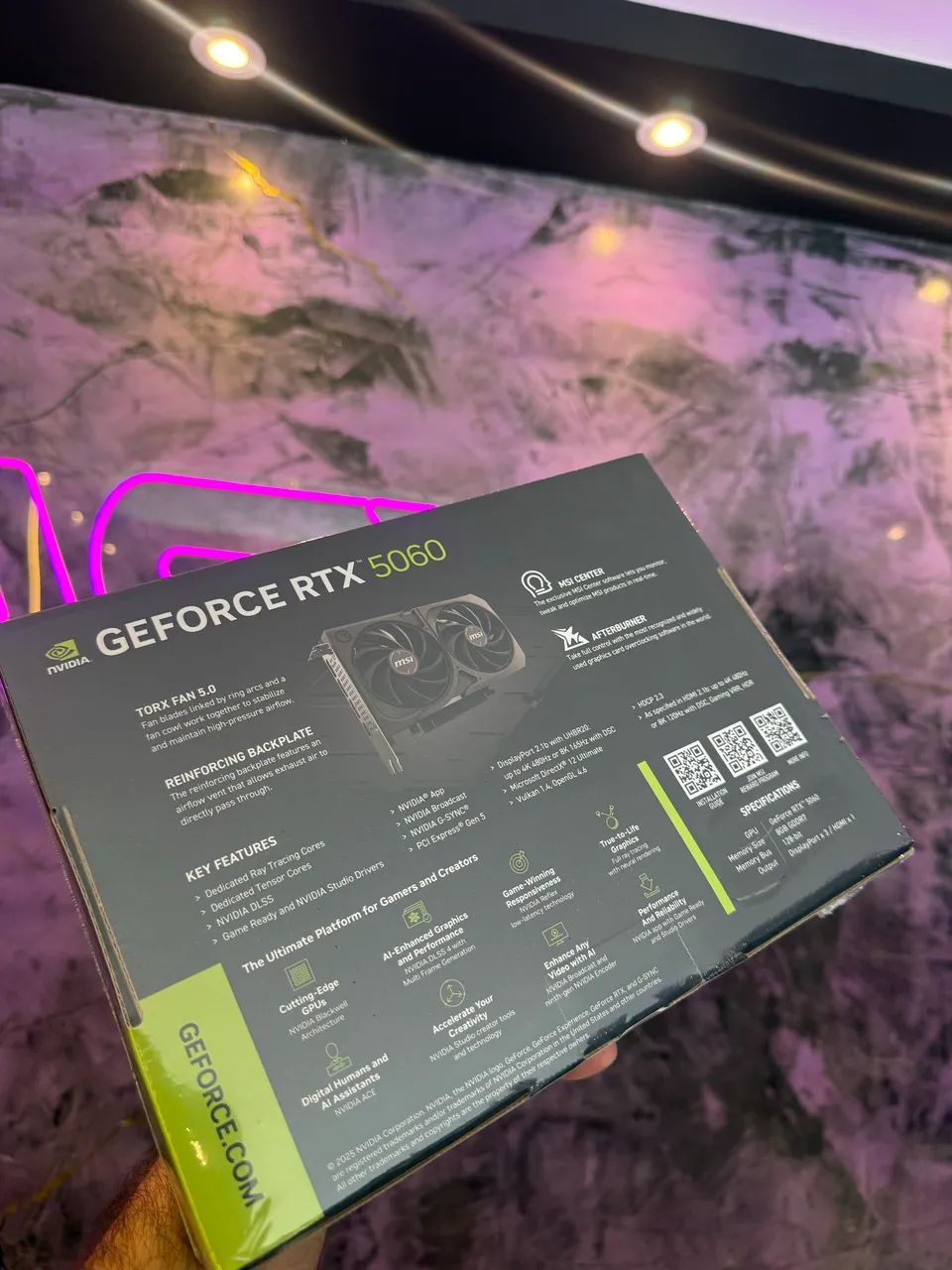 Placa de vídeo RTX5060 ventus X2 MSI NOVA - Foto 2