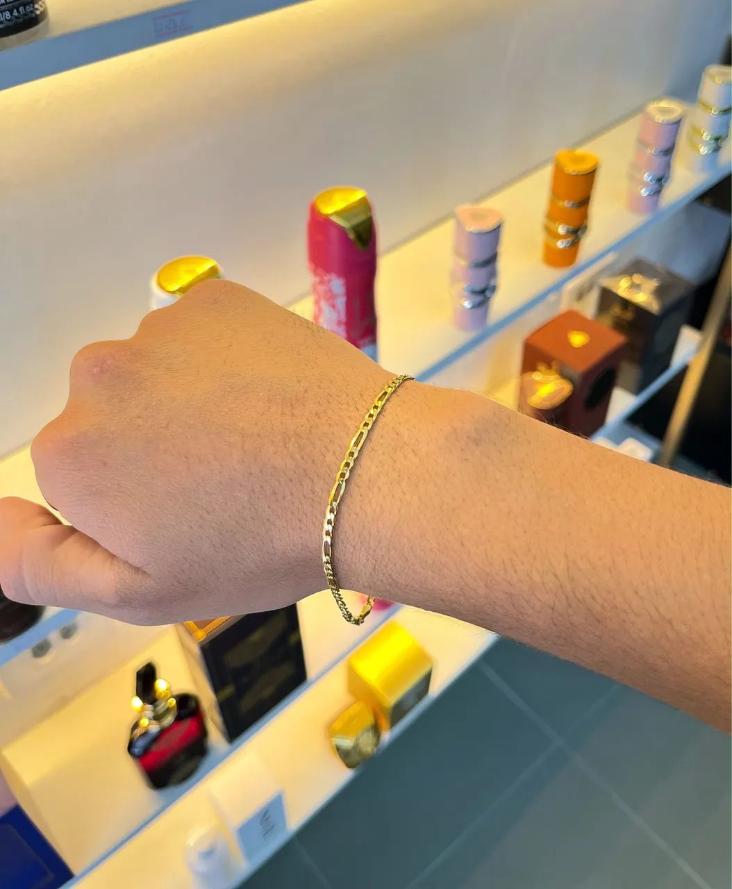 Pulseira Prata banhada ouro - Foto 4
