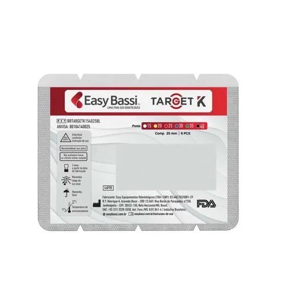 Kit Lima Manual Target K 15-40 - 2mm