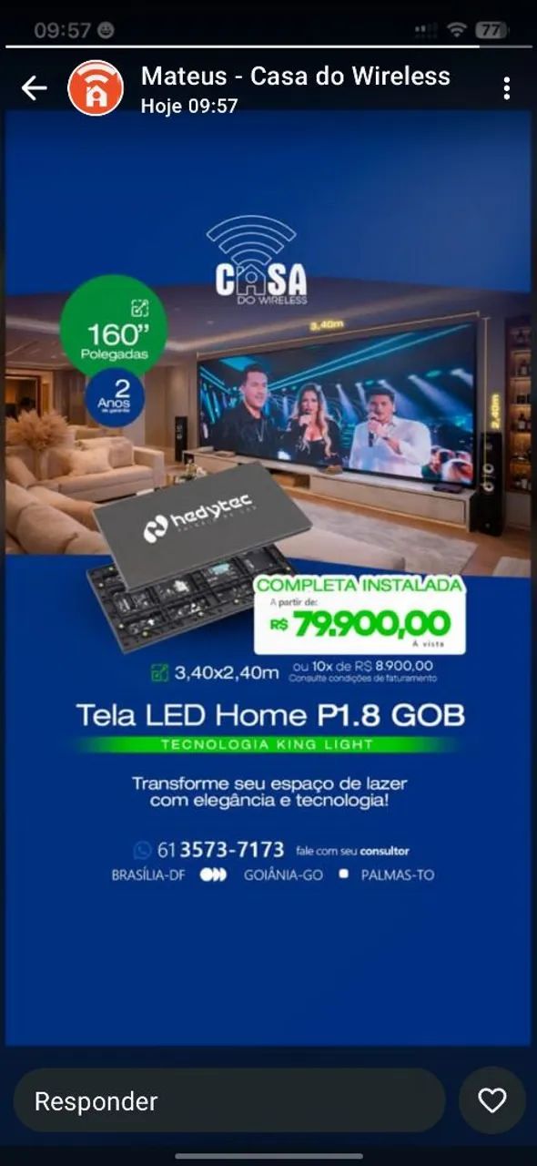 Painel led