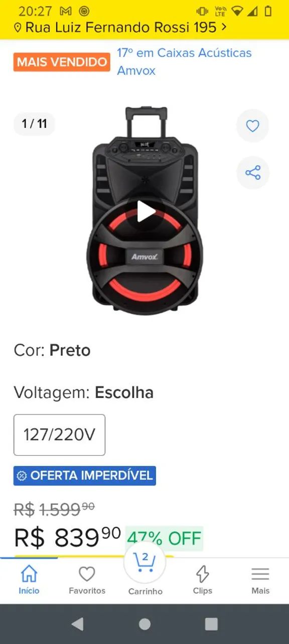 Caixa de som Bluetooth estado de nova  - Foto 4