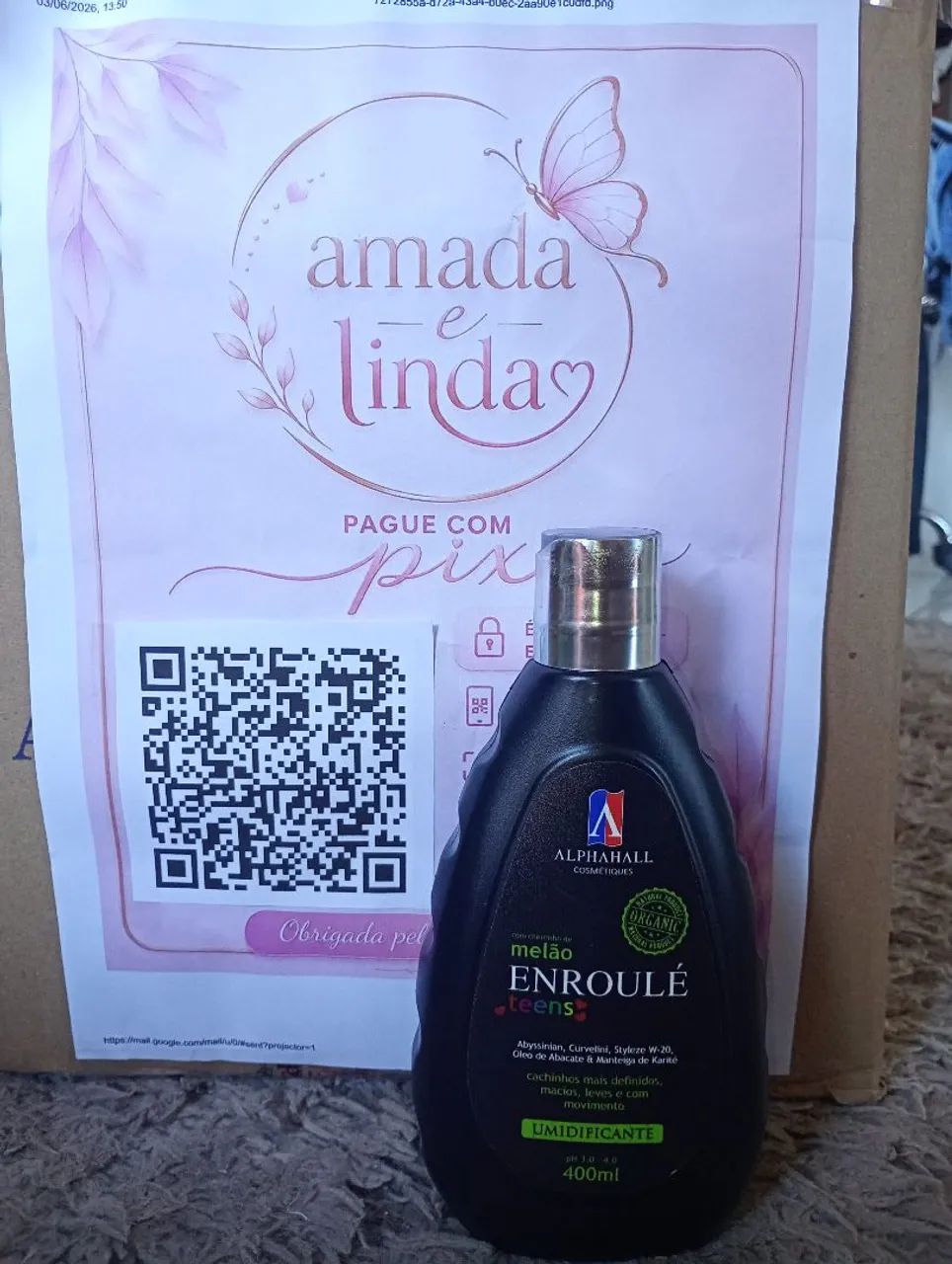 Creme para tratamento.