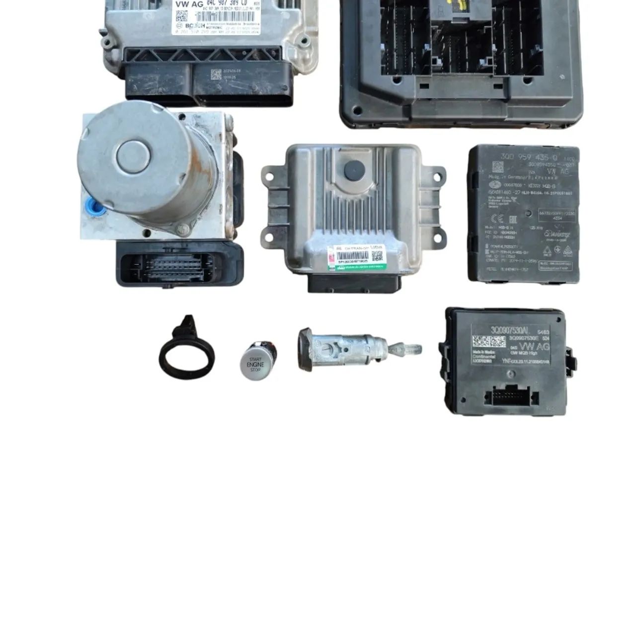 Kit code módulo injeção VW TCross 1.0 tsi 24 start sem chave - Foto 2