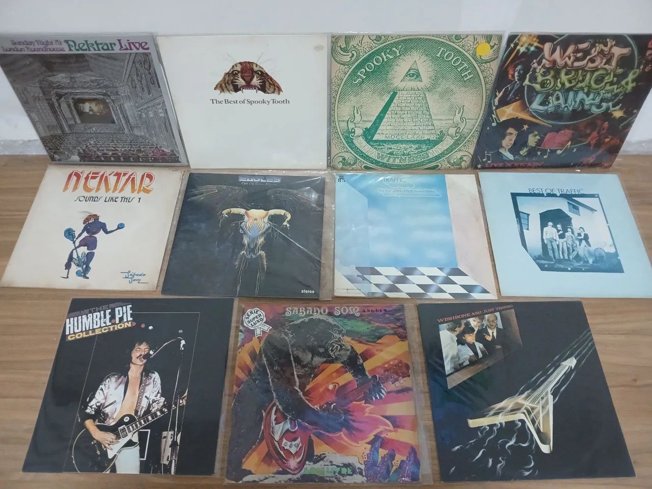Disco vinil Traffic Nektar Wishibone Eagles Humble Pie