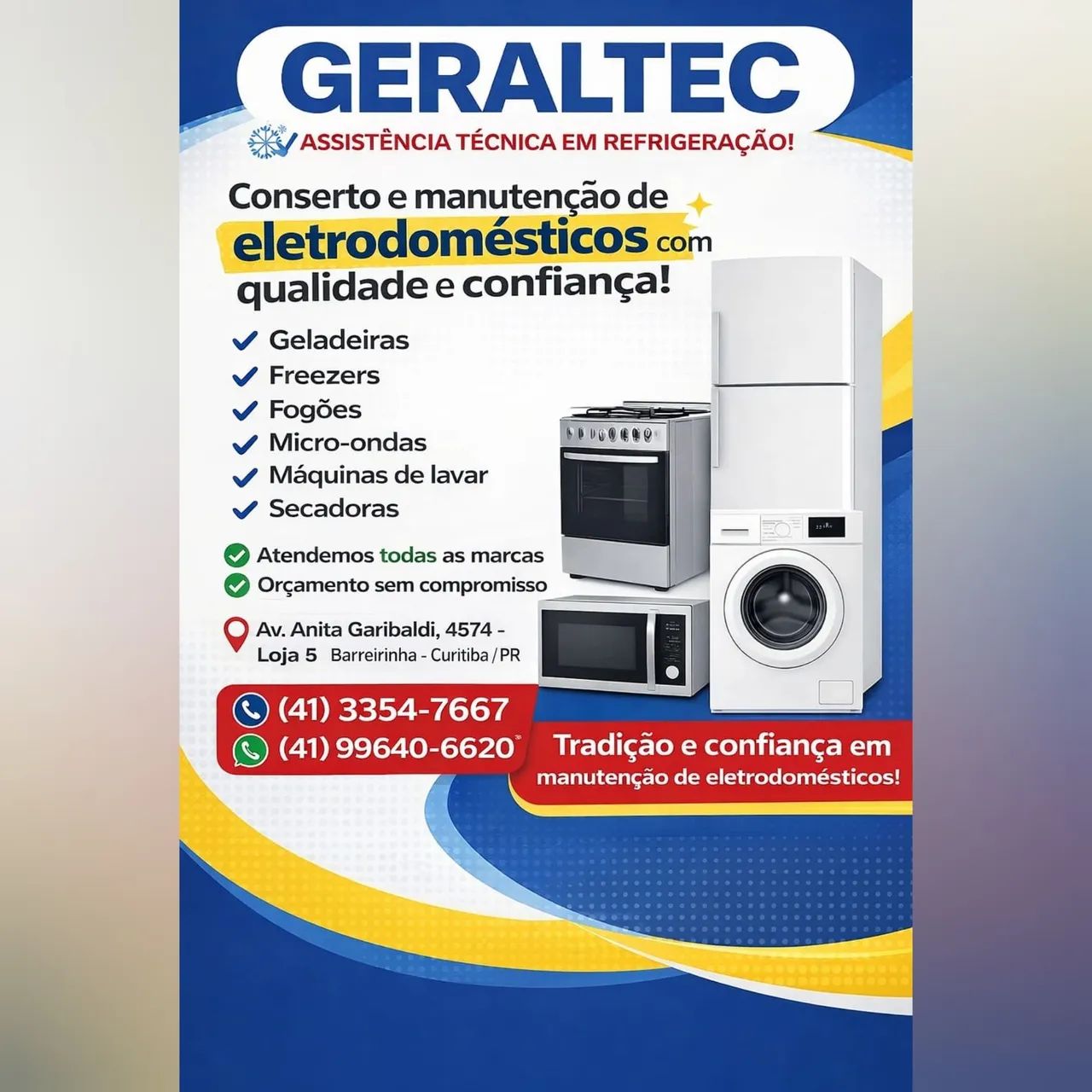 Assistencia tecnica refrigeração 