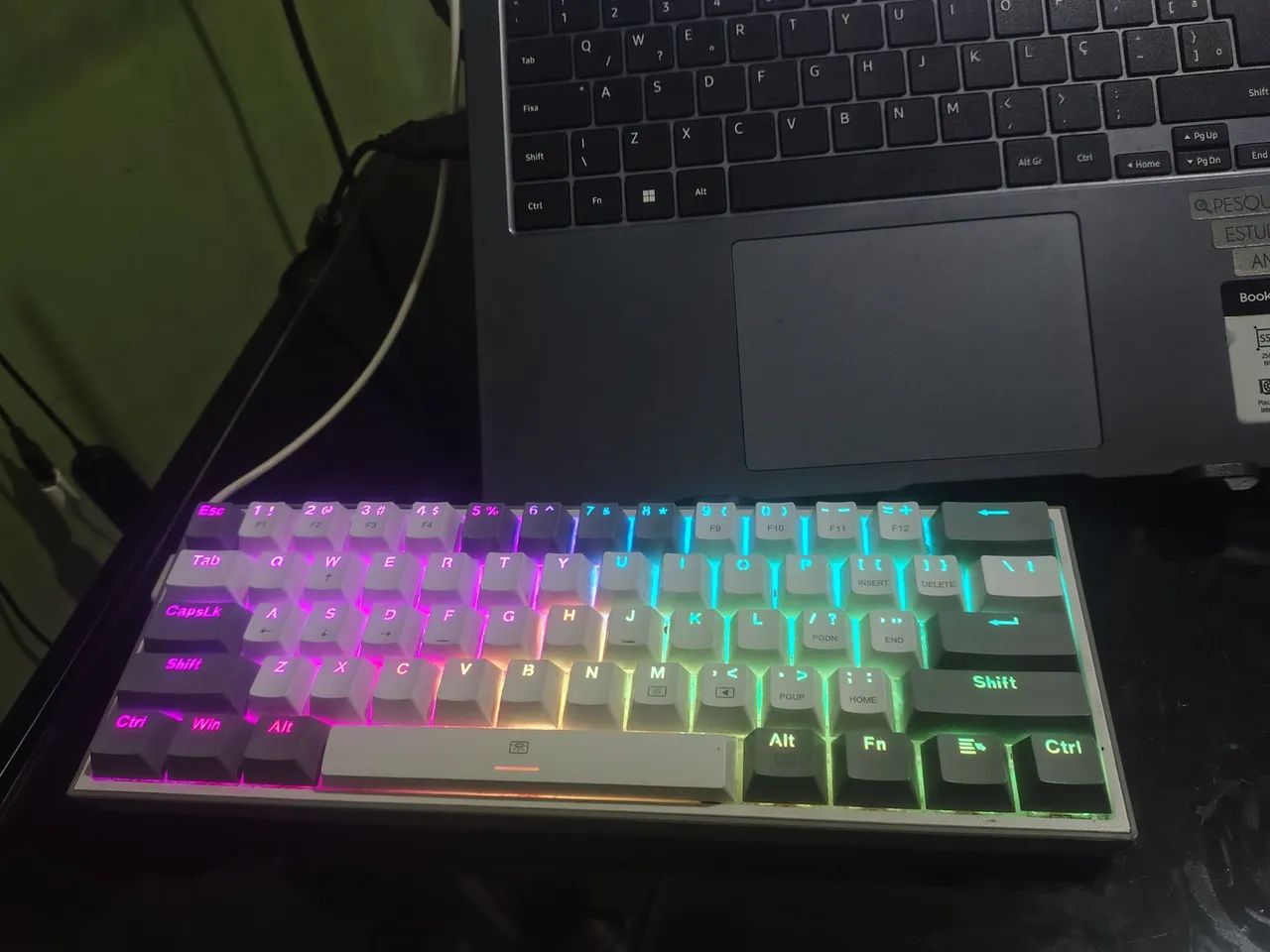 Teclado Mecânico RedDragon+Mouse Gamer