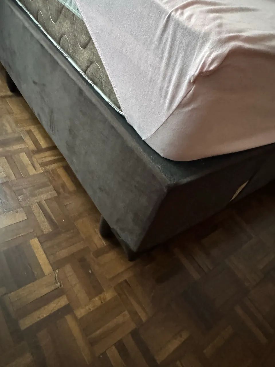 Cama queen size box+colchao - Foto 3