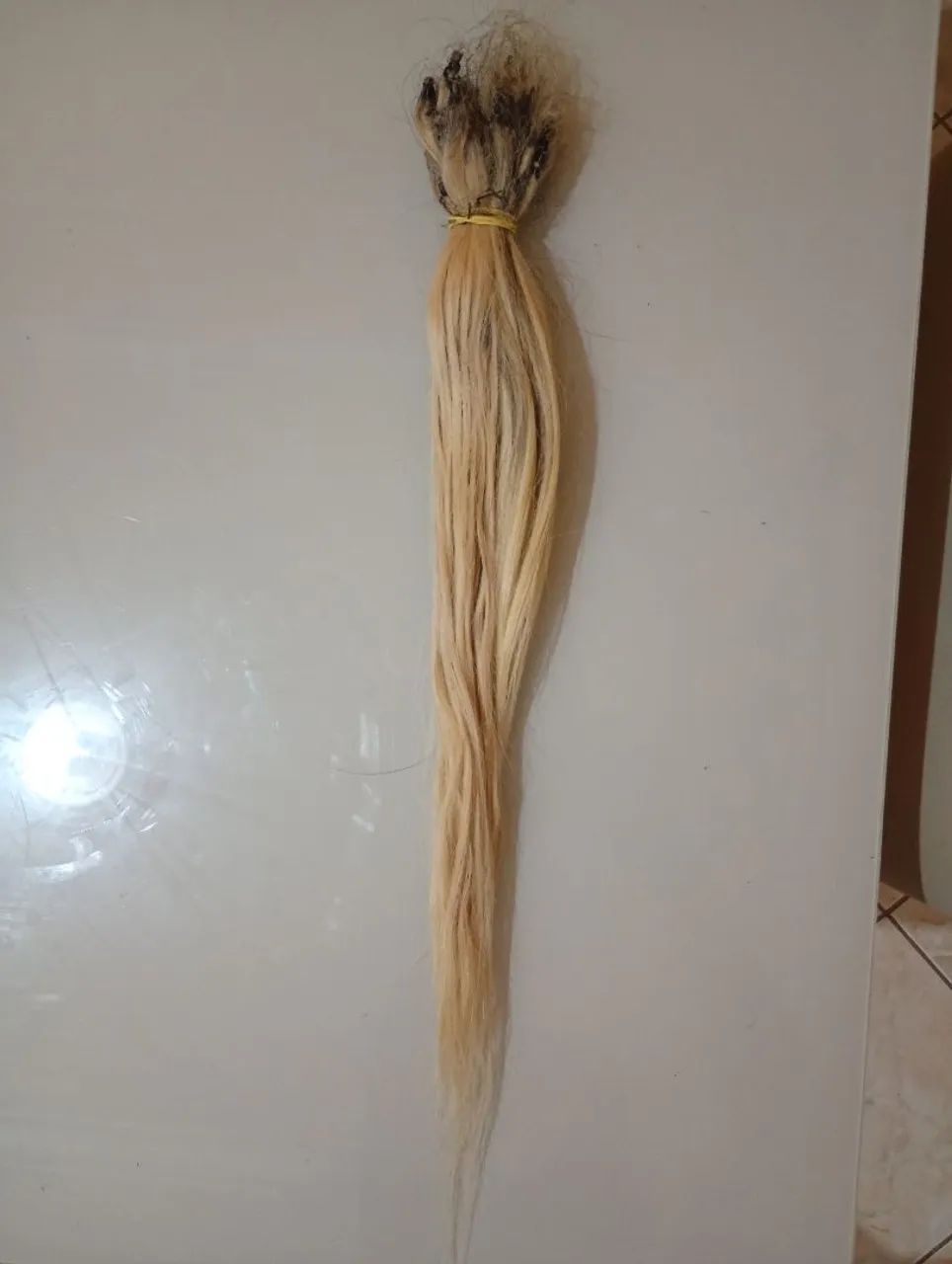 Cabelo humano loiro  - Foto 3