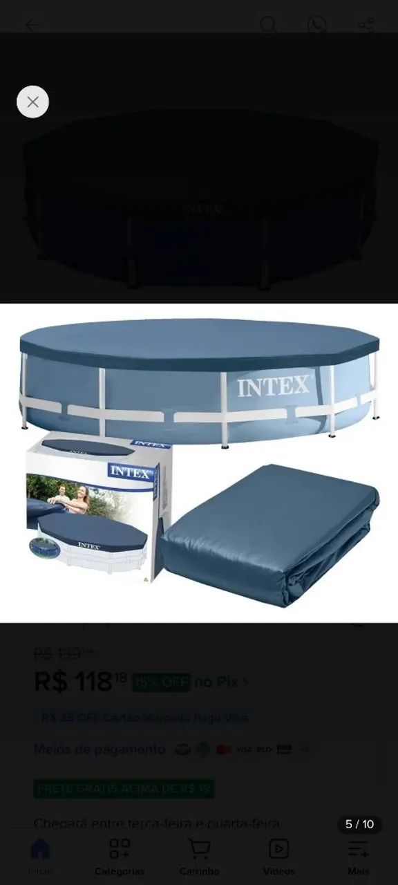 Capa para picina INTEX  - Foto 4