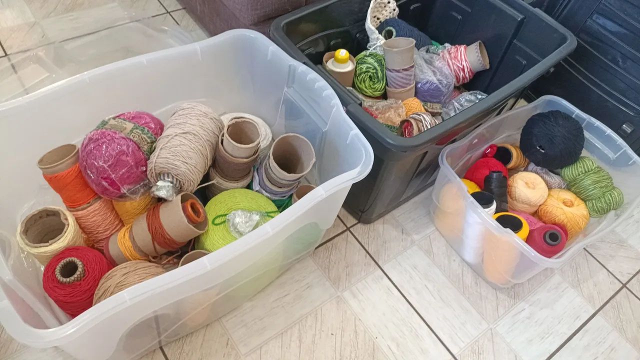 Lote linhas de crochê - preço abaixo do mercado - Foto 5
