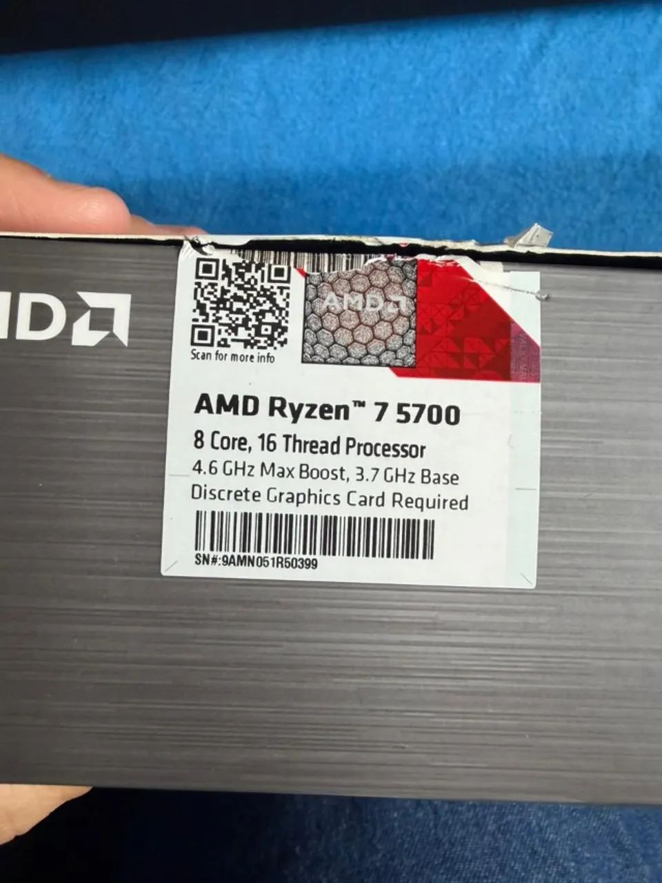 Processador Ryzen 7 5700 - com caixa - Foto 5