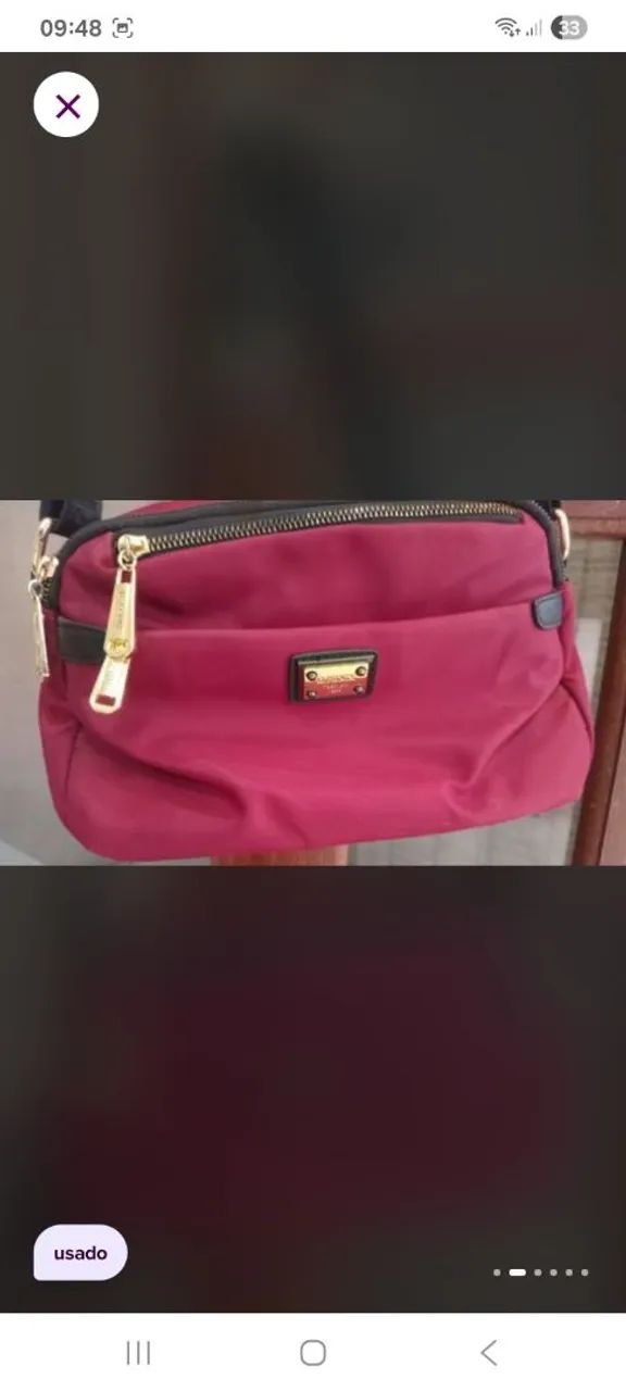 Bolsa feminina transversal Golden Fenix  - Foto 3