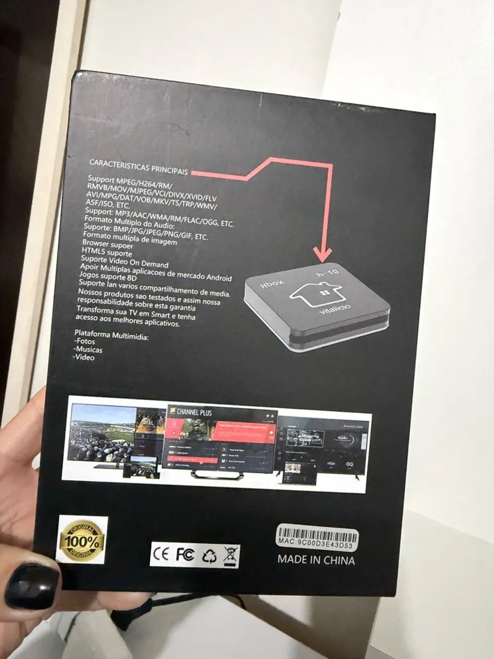 Hbox TV h10 Vitalício  - Foto 4