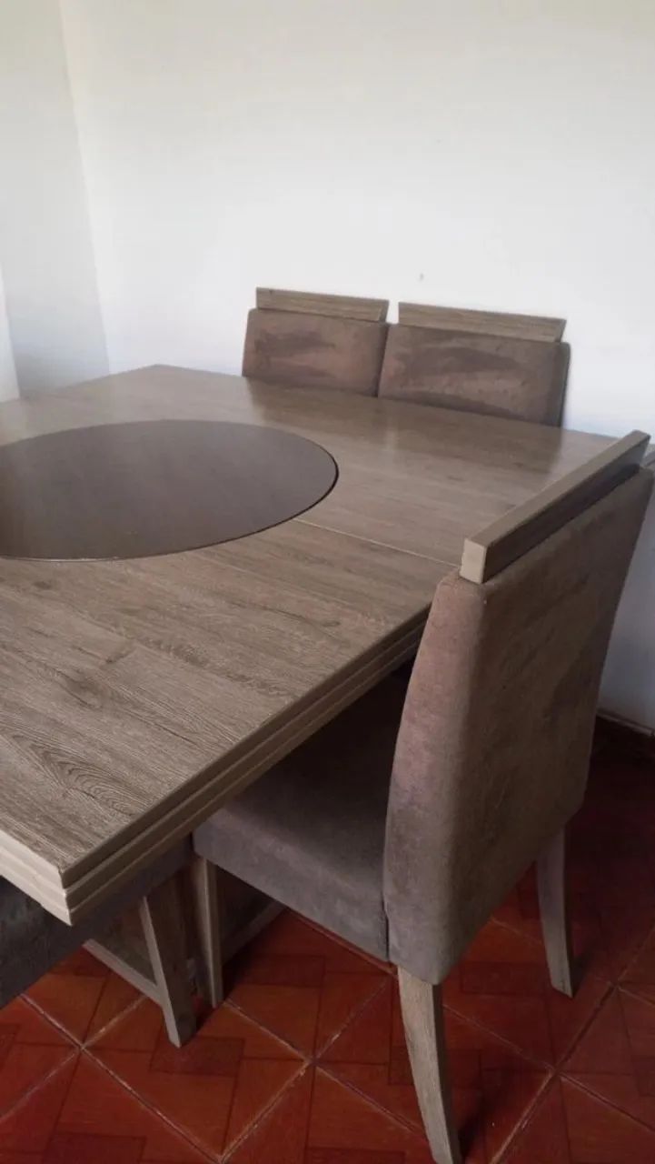 Conjunto Mesa + Cadeiras madeira - Foto 3