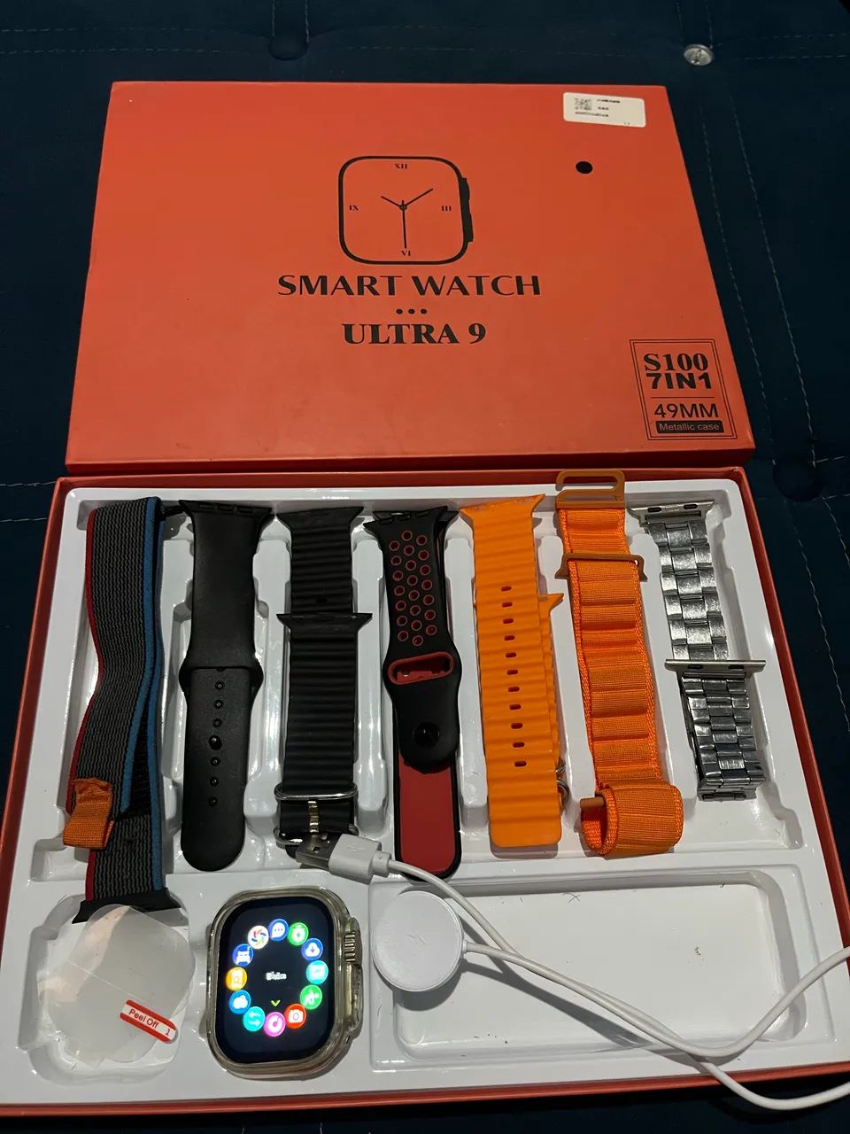 6 pulseiras Smartwatch vendo ou troco 