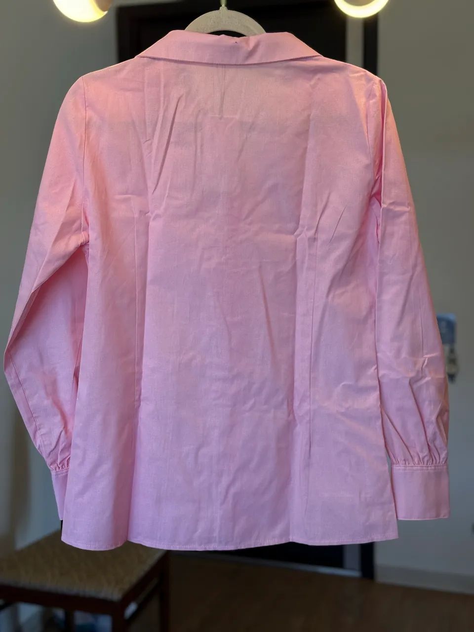 Camisa rosa feminina tamanho M nova - Foto 5